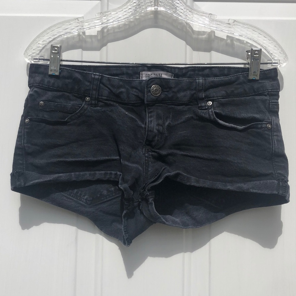 GRG DNM Black Jean Shorts Size 7